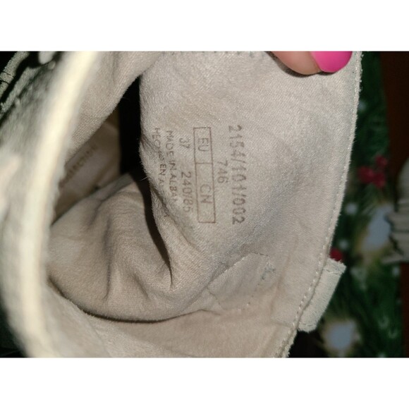 Zara Basic Collection Fringe Cream Suede Ankle Boots EU37 US7 ‘Display Shoes’ - Picture 6 of 10